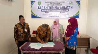 Ermanto Pimpin Sertijab Kepala Puskesmas Meskom, Pejabat Baru Diminta Tingkatkan Mutu Pelayanan