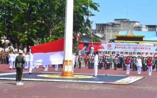 Puncak Memperingati Hari Kemerdekaan di Bengkalis Berlangsung Hikmat