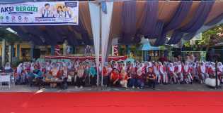 Gerakan Aksi Bergizi, 144 Siswi SMAN 1 Bengkalis Sarapan Sehat dan Minum Tablet Tambah Darah
